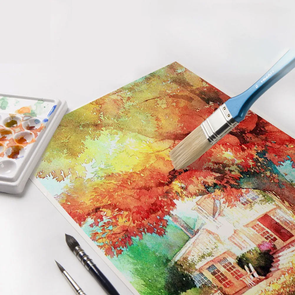 

20 Sheets Watercolor Paper 50% Cotton Rough Grain for Artists Office Painting Durable Multi-Use Professional Mixed Mediums