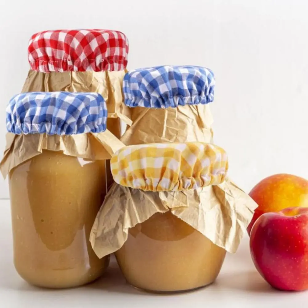 1PC Cotton Cloth Fermentation Bottle Cover Reusable Portable Fermentation Cheese Fabric Lids Multifunction Dust Cover