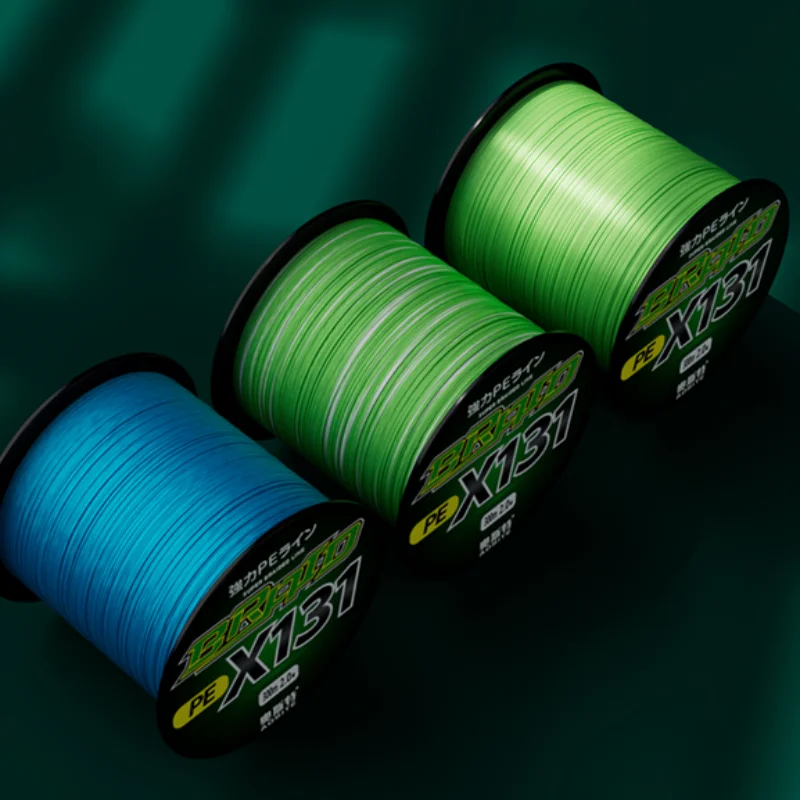 Super Strong Braided Fishing Line Core Wrapped PE Line Main Line 13X Strong Force Sea Rock Lure Long Casting Line Fish Net Line