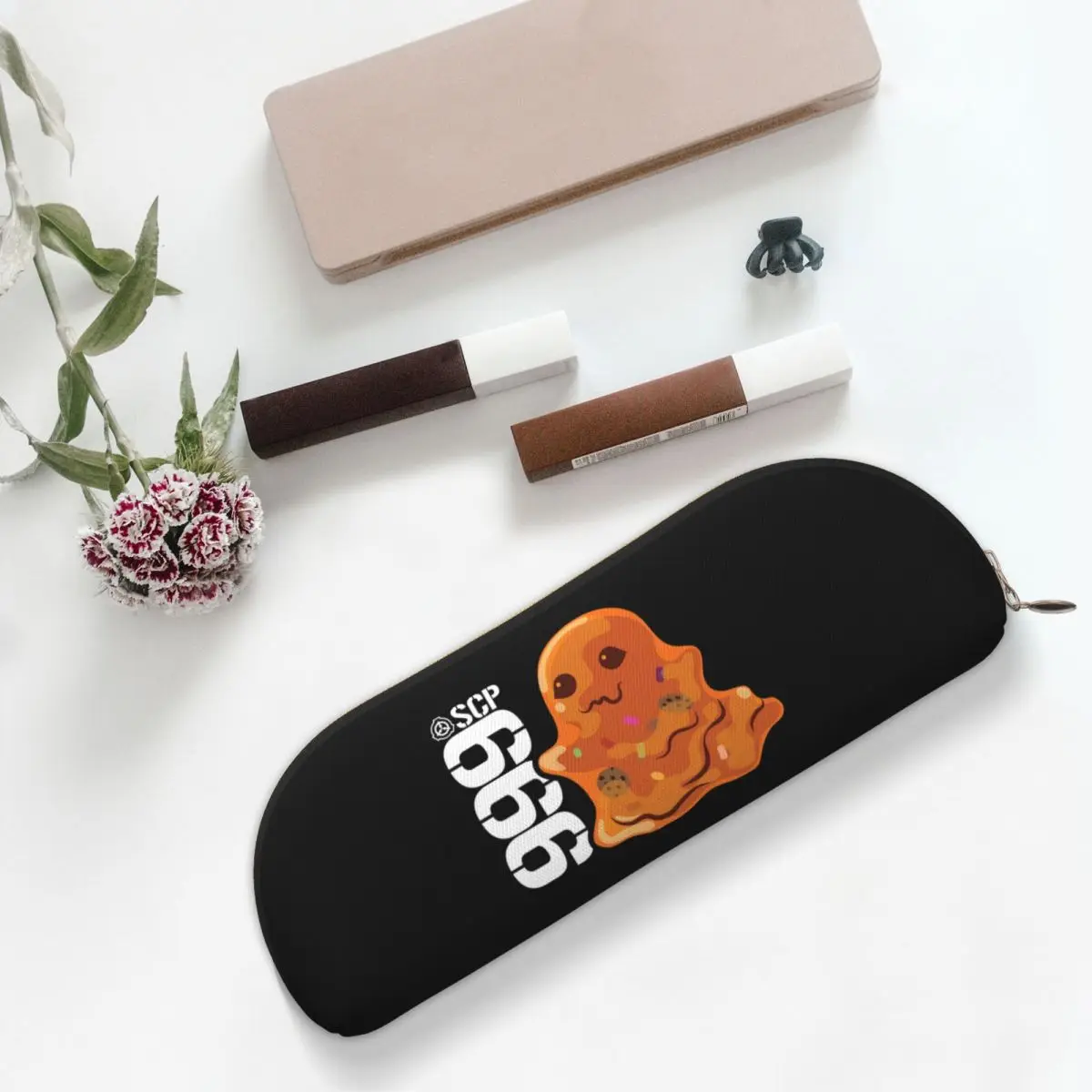

SCP 999 Tickle Monster SCP Foundation Pencil Cases Pencil Pouch Storage Stationery Supplies Large Storage Pen Box Pencil Bag