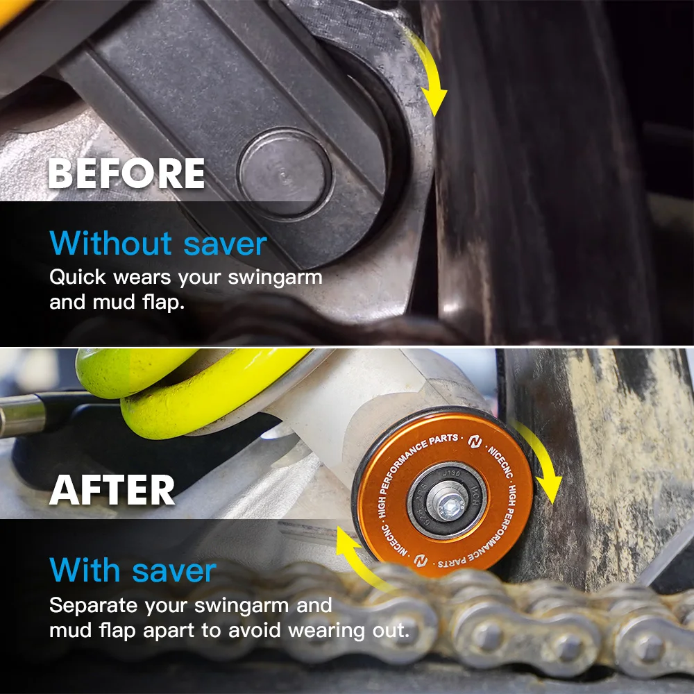 NICECNC ل 2017-2022 KTM EXC 300 PDS Swingarm التوقف حامي XC-W EXC XCW 300 250 150 TPi ستة أيام XCF-W EXC-F 500 450 350 250