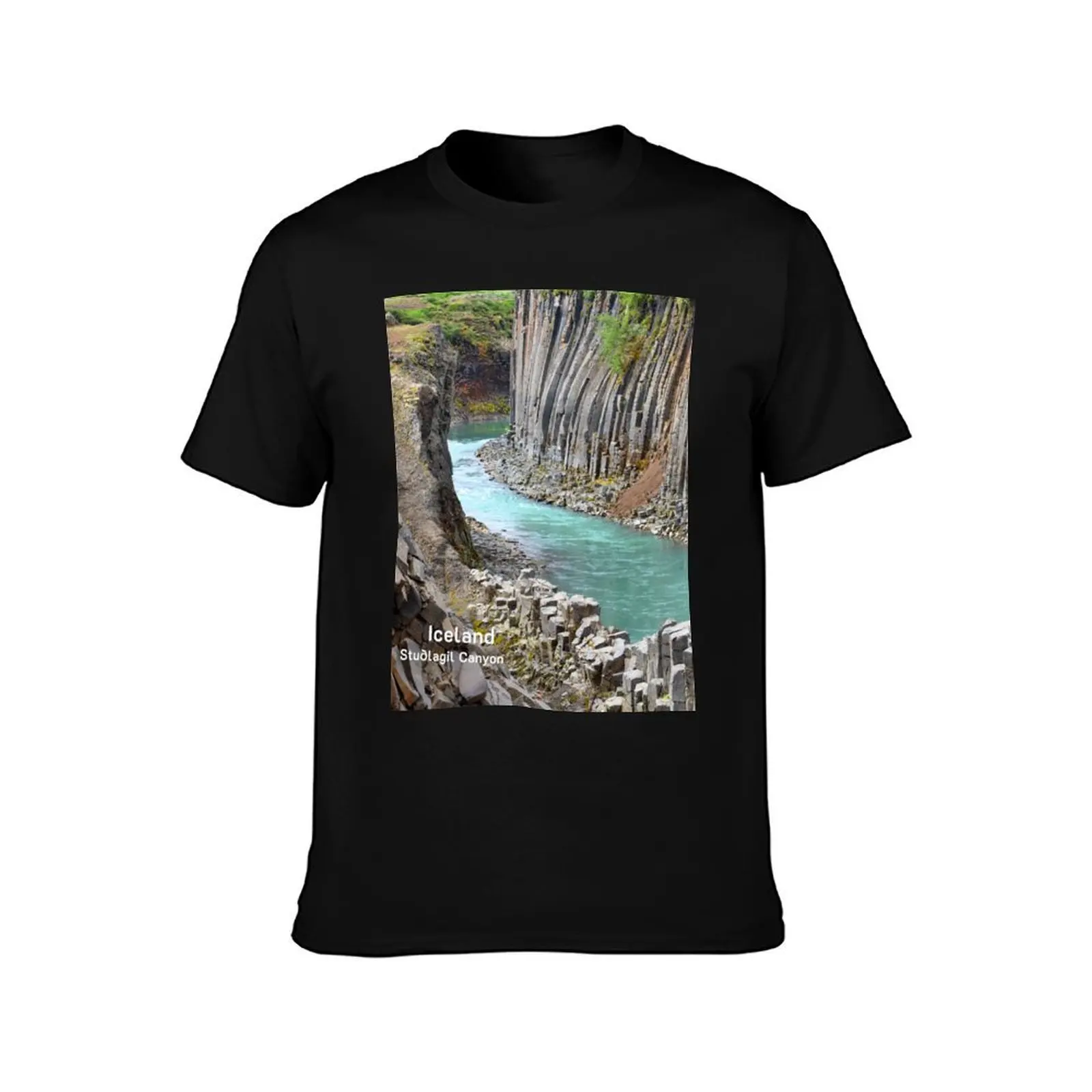 Stuelagil Canyon in Iceland, Original photography T-Shirt High Quality Durable T-Shirt