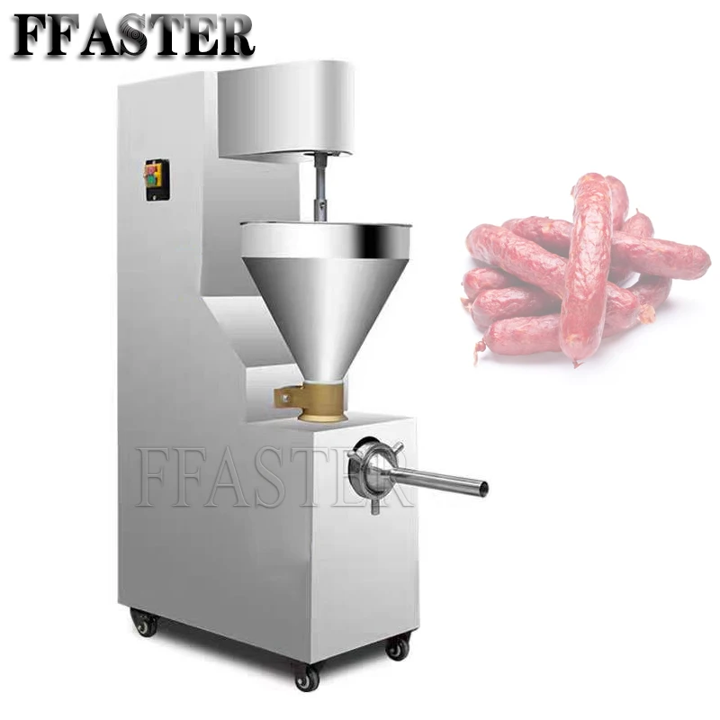 Pneumatic Kink Enema Filler Stuffer Maker Electric Vertical Sausage Making Filling Machine Automatic Sausage Stuffing Equipment