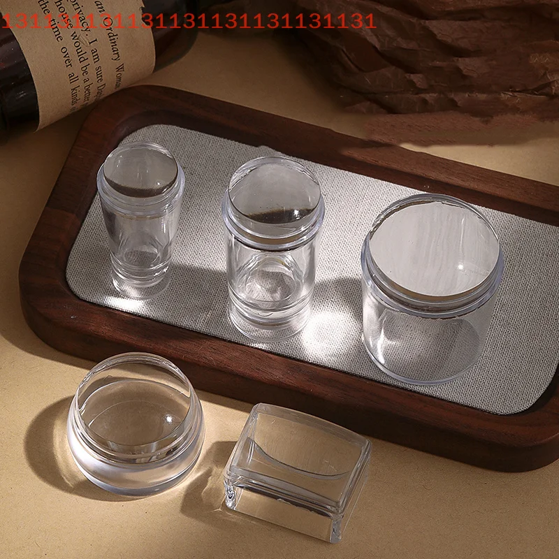 سيليكون شفاف مسمار الفن ختم عدة الفرنسية ل مانيكير لوحة ختم البولندية قالب الاستنسل ختم الختام مكشطة #3