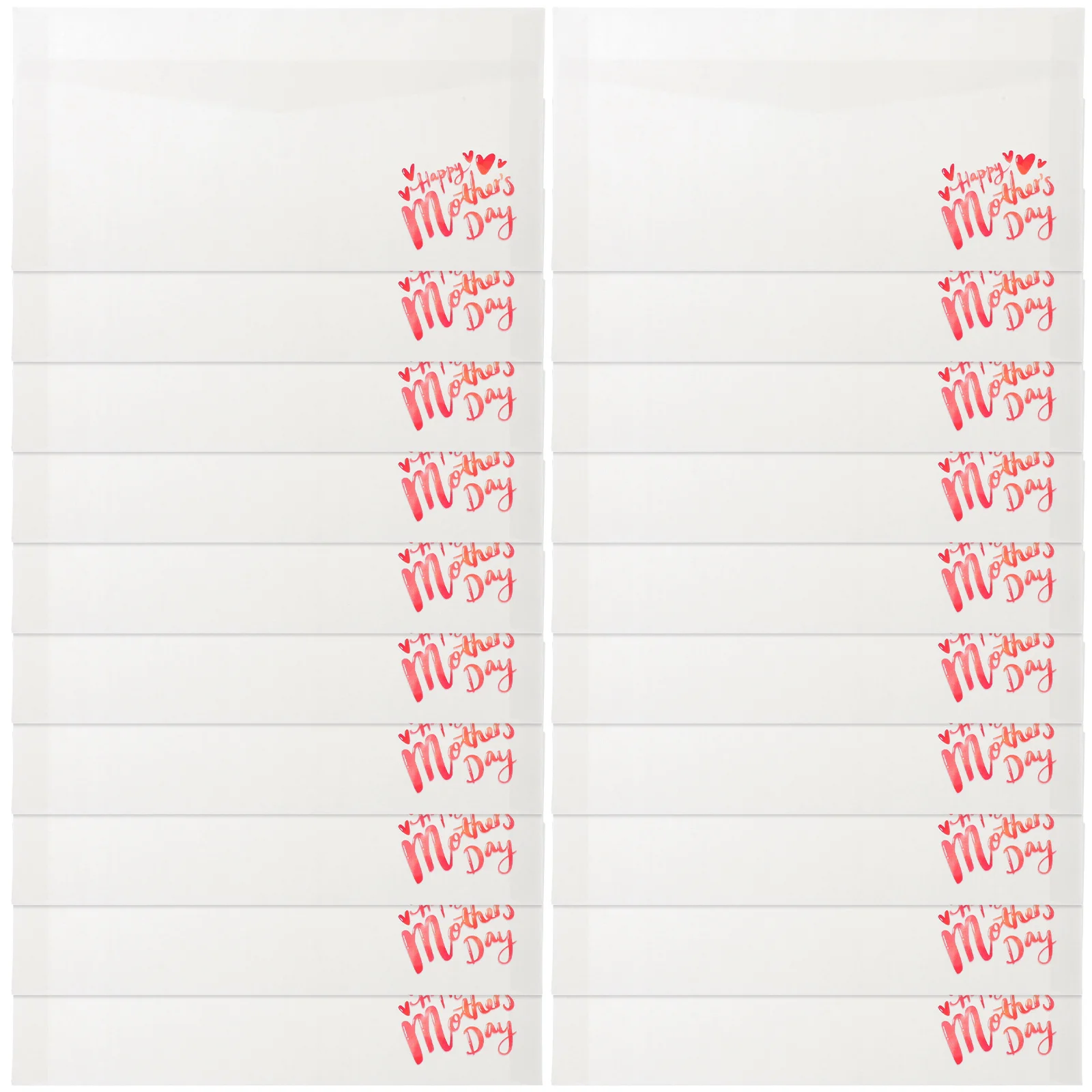 

30 Pcs Colorful Envelope Cover Envelopes for Mother's Day Decorations Paper Cards Gifts Mothers Craft Mom Conveying Wishes