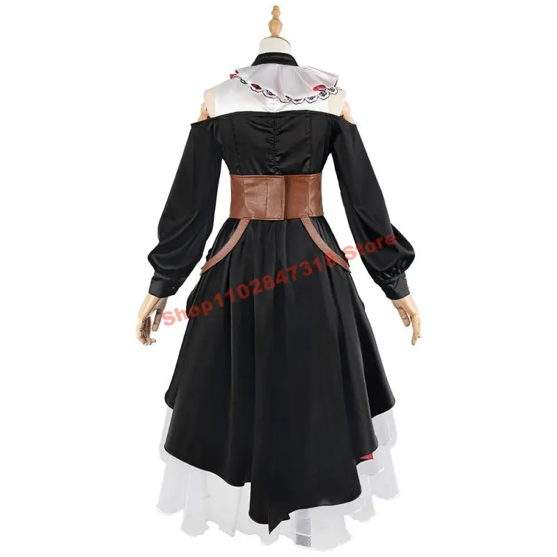 BanG Dream! Costumes Misumi Uika Cosplay Dresses Ave Mujica Doloris Palace Style Formal Dress Set Halloween Party Clothing