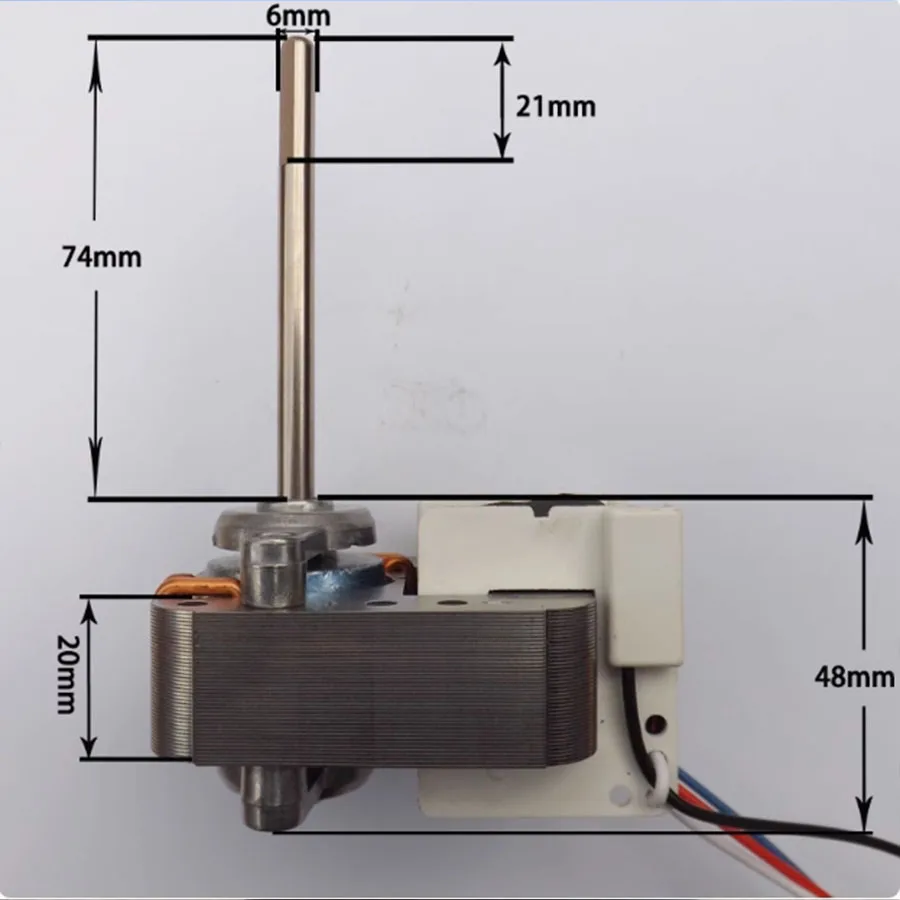 

YJ61-20/16 Universal Shield Pole Asynchronous Motor Miniature Small Fan Tower Fan Circulating Fan Motor 220V Motor