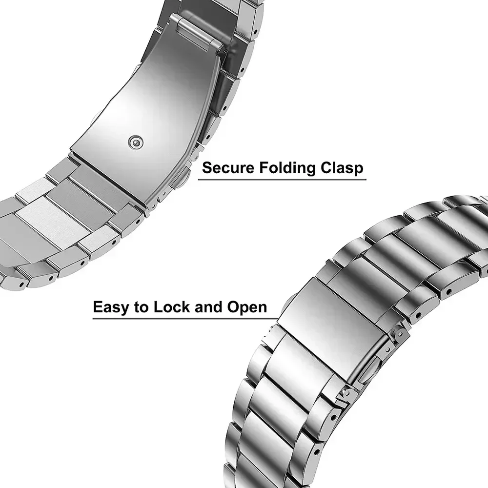 Titanium Metal Watchband Strap For Fossil Band GEN 6 5 5E 44mm GEN 5 LTE 45mm/Carlyle/Julianna HR 22mm Bracelet Luxury Wristband