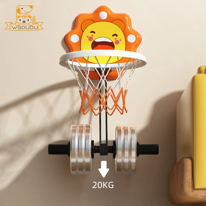 Mini Basketball Hoop Toy with Ball Pump Outdoor Indoor Sports Goal Play Game Suction Cup Adhesive Wall Stand Children Boys Gifts