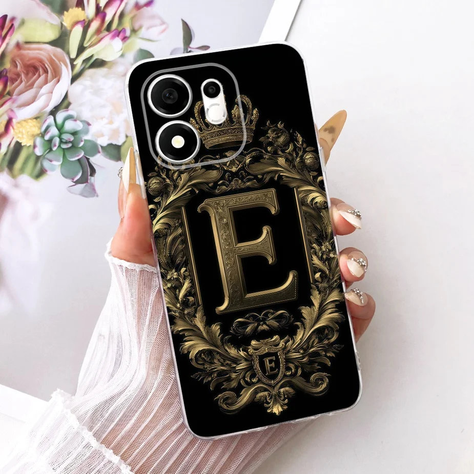 Funda de lujo con letras para Honor X7e Plus MRK-NX1, delgada y suave para Honor 600 Smart MRK-NX3 HonorX7e Plus 4