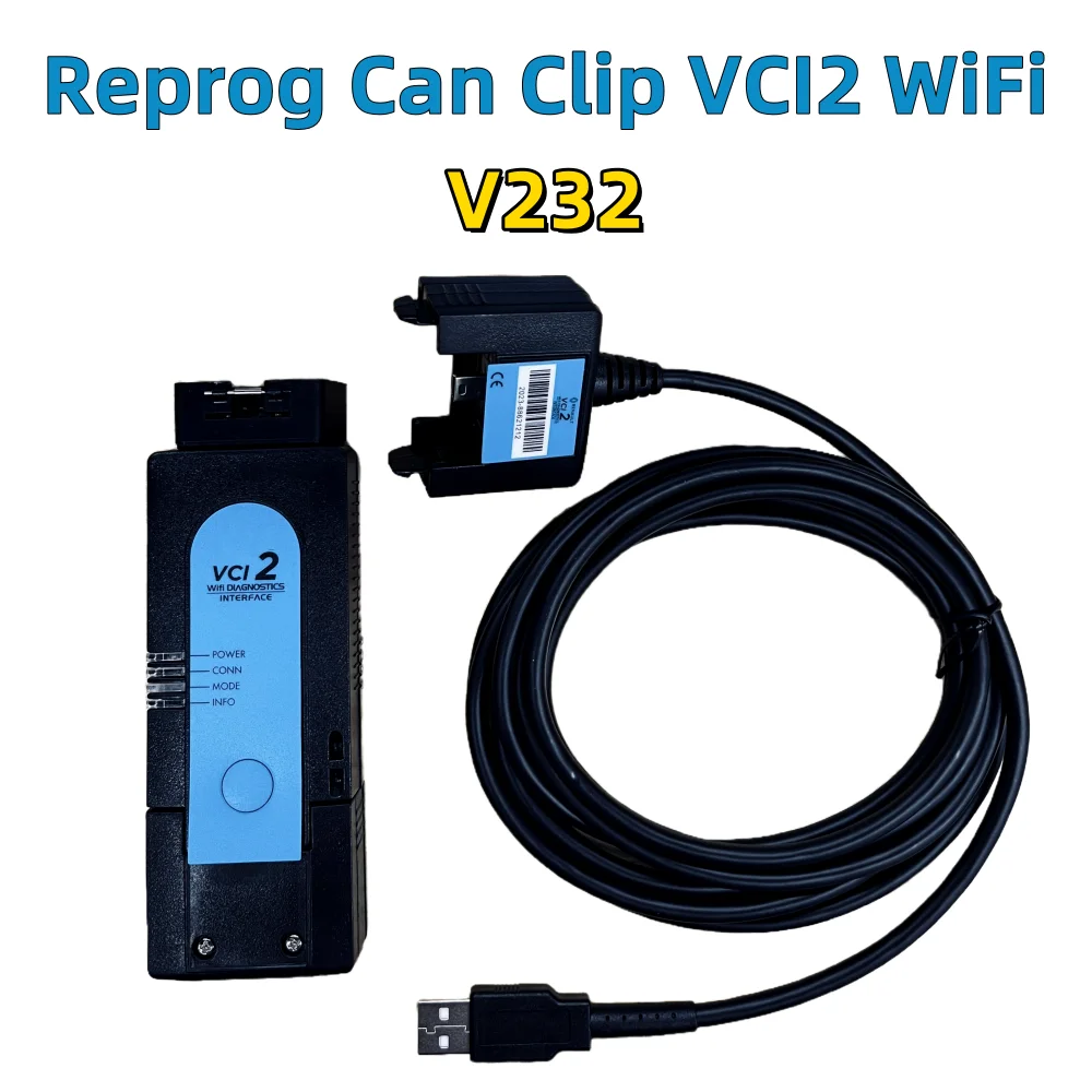 

Multi Language V232 For R-enault VCI2 Can Clip Support WIFI USB Covering and supporting all models obd2 scanner for auto repair