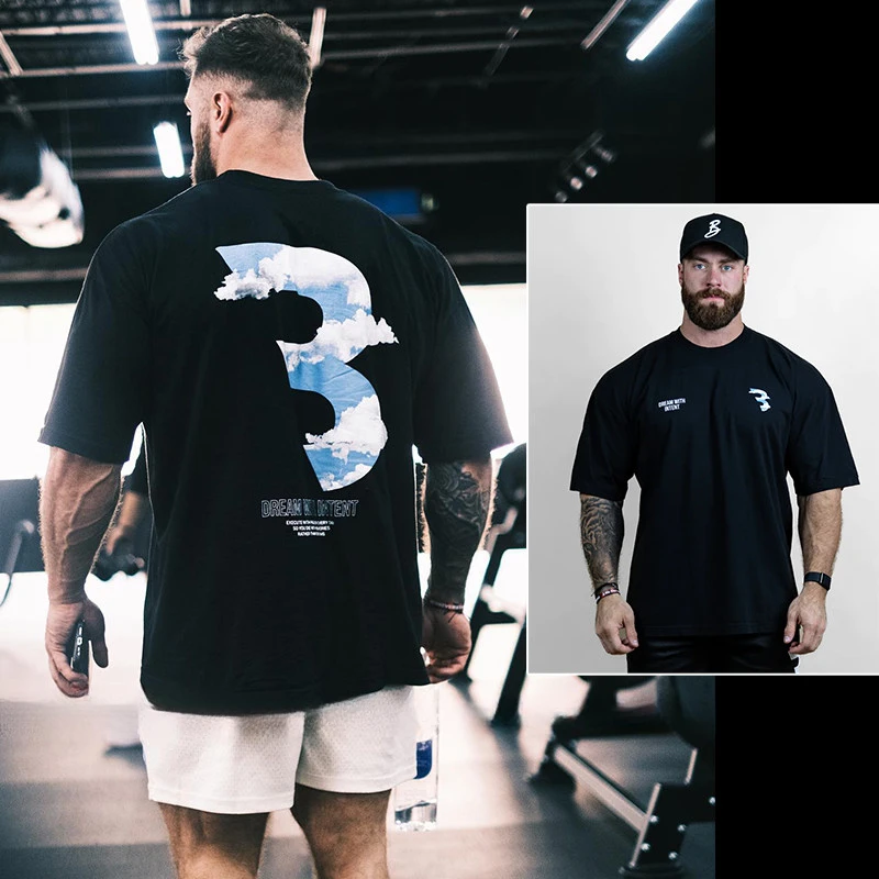 2026 CBUM Chris Fitness Training Gym Casual T-Shirt Men's and Women's Luxury Brand New Art Trend