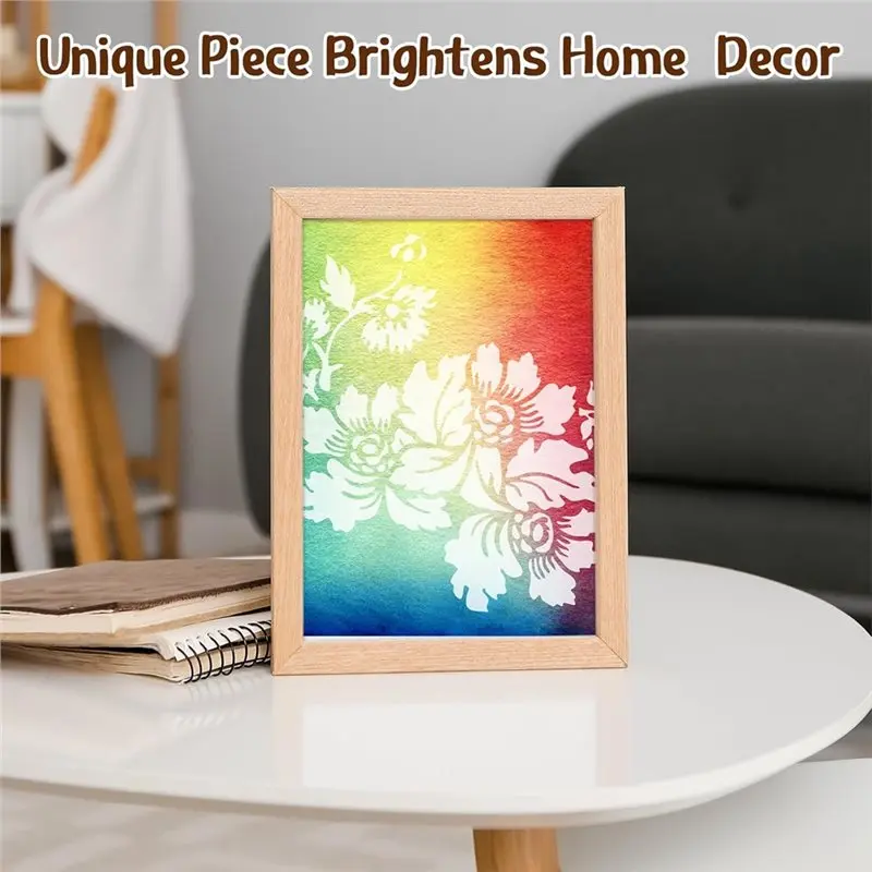 

AC23 - Набор из 8 многоразовых силиконовых пластин для монопринта и трафаретной печати, 6x6 дюймов, для художников