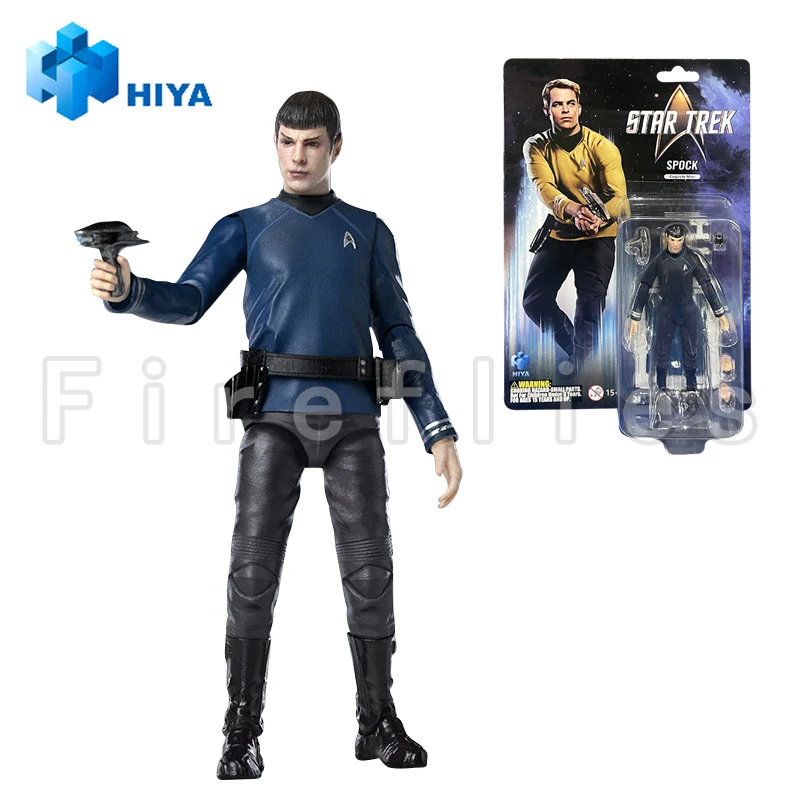 1/18 HIYA Action Figure Exquisite Mini Series STAR TREK 2009 Spock Anime Collection Model Toy Free Shipping