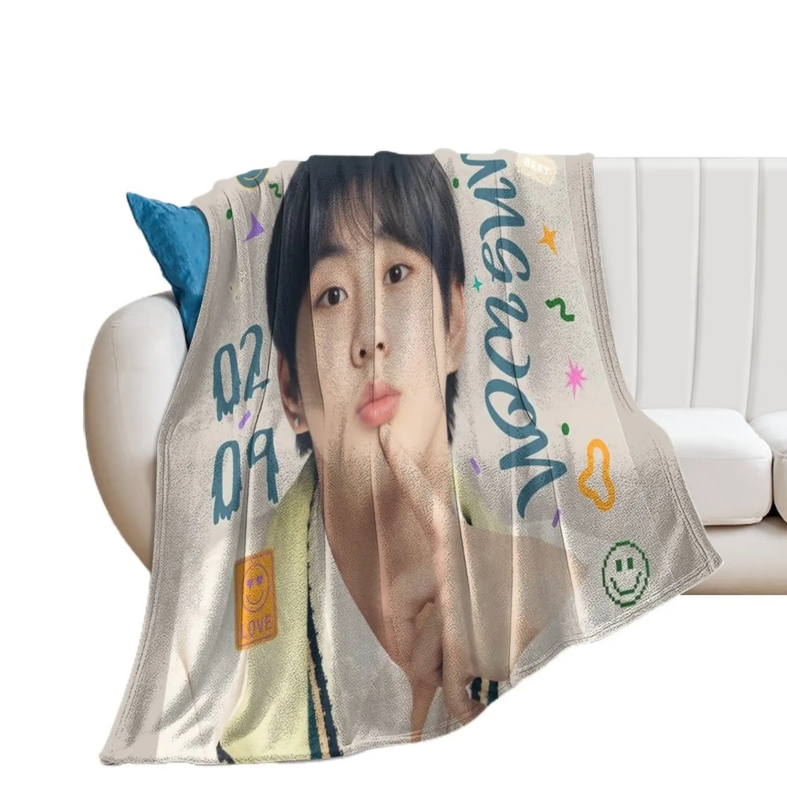 Jungwon birthday (KPOP) Throw Blanket Designers for babies Polar Blankets