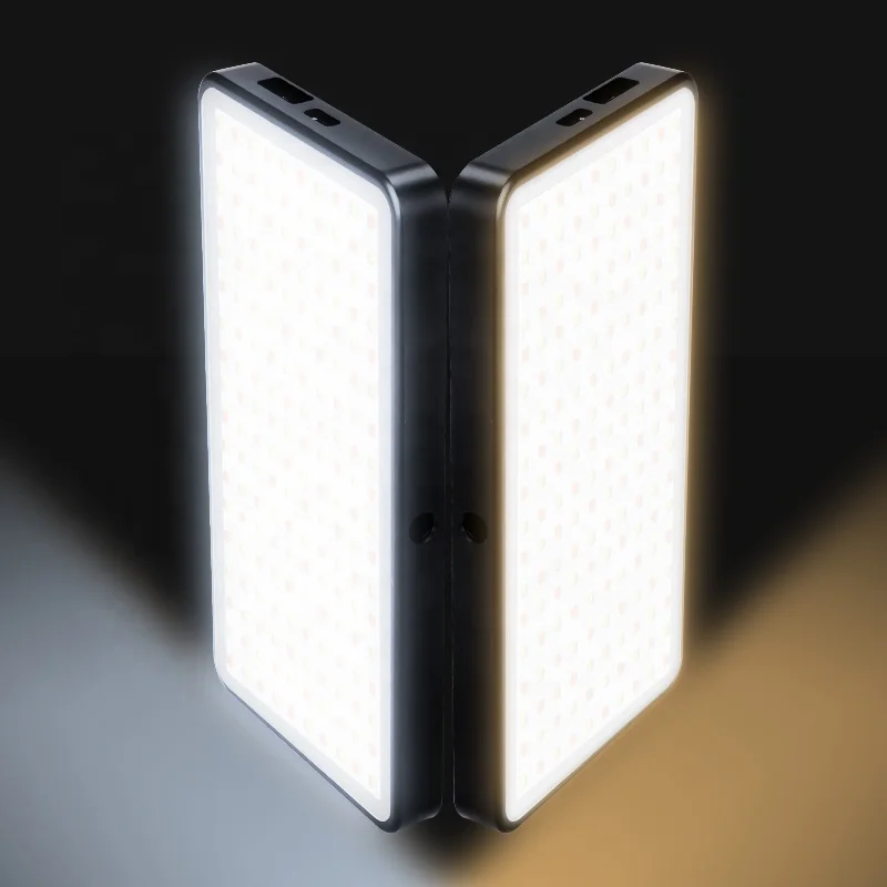 Manbily MFL-06 Video Light Portable Photography Lighting 4500mAh LED Video Light 180 LEDs Fill Light Soft Diffuser