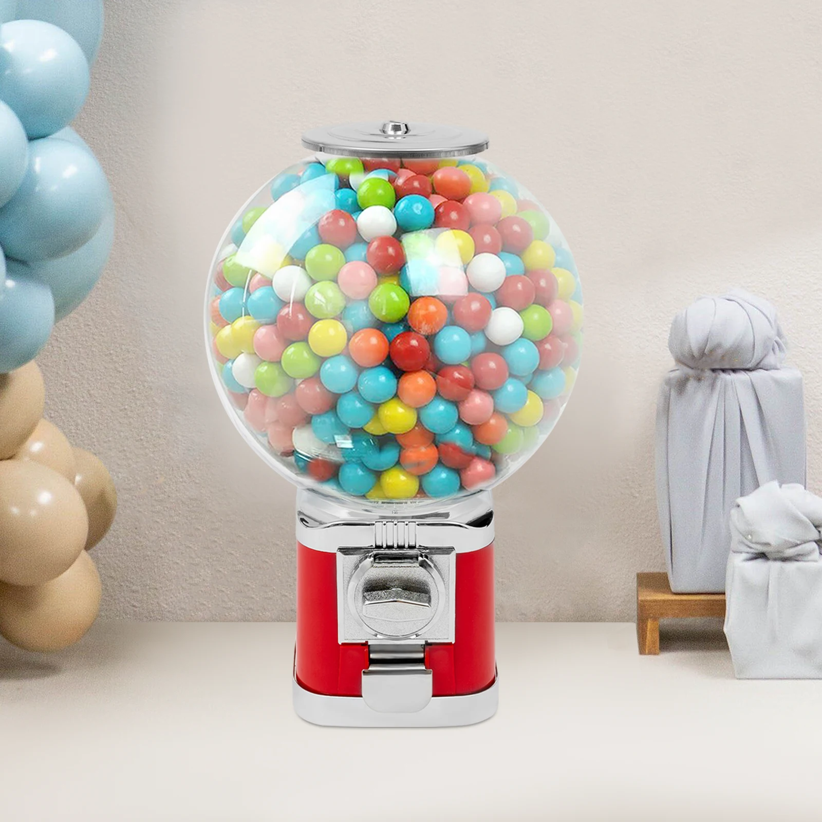 

Countertop Candy Ball Vending Machine Capsule Toys Vending Machine w/ Keys New