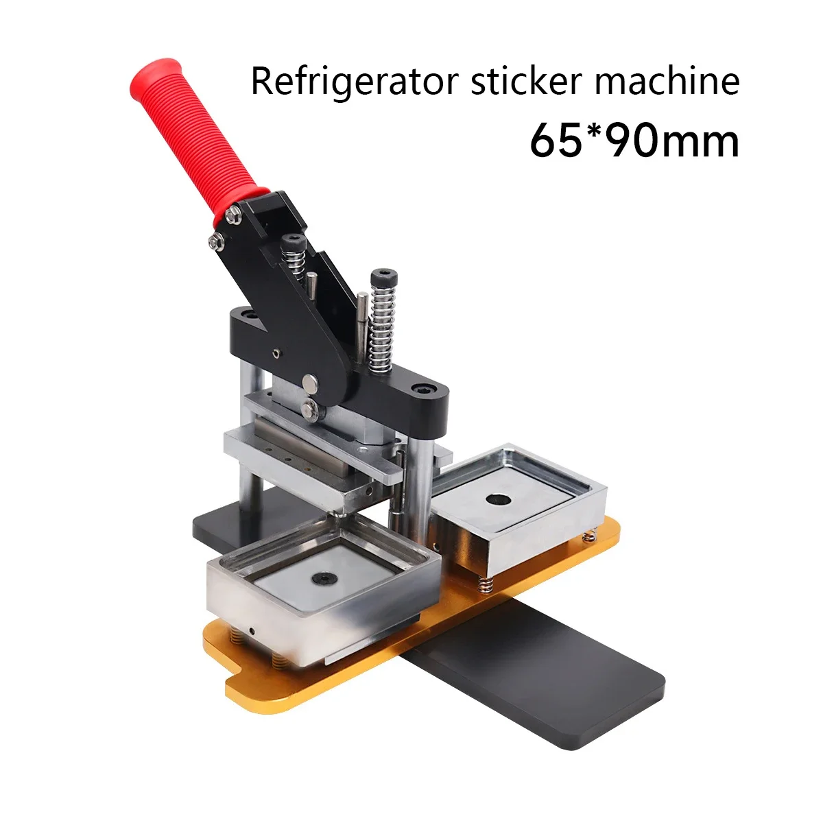 Tin Rectangle Fridge Magnet Making Machine + Paper Cutter  Fridge Magnet Materials