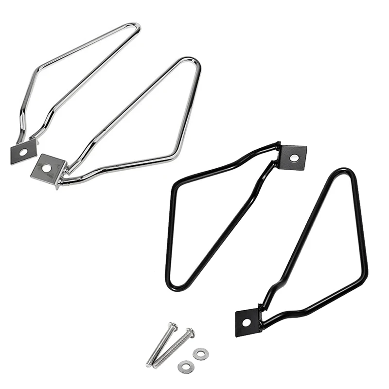 

Saddlebag Protective Bracket Saddlebag Bracket Saddlebag Support Rod Handlebar Mount Parts Accessories For Dyna Silver