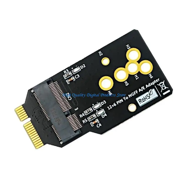 

U2JE Upgraded Desktop WIFI6 Module to 12+6 Pin Adapter Supports AX200/201/210 Board