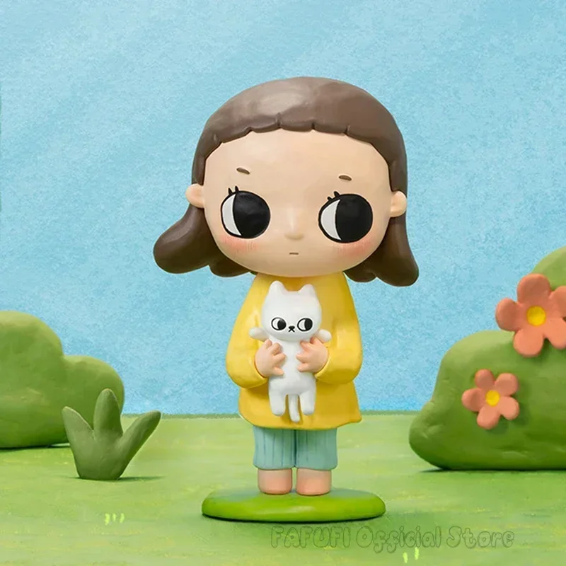 POP MART Nyotas Flauschige Life Series Genuine Blind Box Mystery Box Guess Bag Toys Doll Cute Anime Figure Desktop image 3