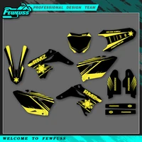 Fewfuss calcomanías gráficas completas pegatinas fondo de motocicleta nombre de número personalizado para SUZUKI RMZ250 RMZ 250 2010-2018