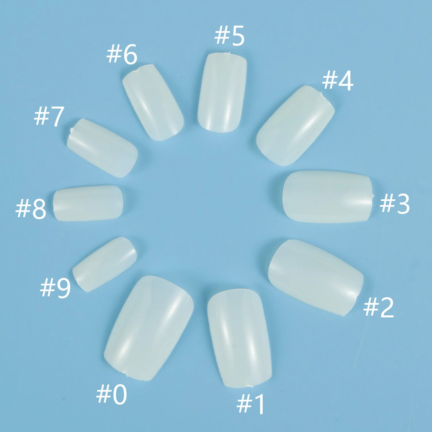 منتصف مربع حجم واحد 100 قطع أظافر صناعية نصائح الأظافر استعادة حجم 3 4 5 6 الأظافر وهمية غطاء كامل الأظافر نصائح الأظافر الفنية