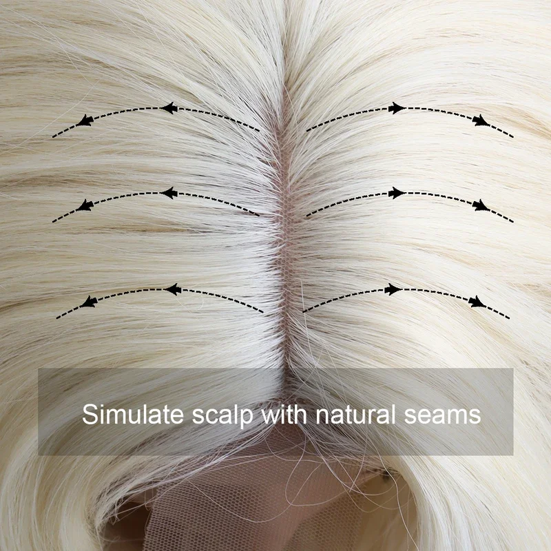 شعر مستعار اصطناعي طويل للنساء السمراوات ، شعر مستعار مموج أشقر ، أحمر ، أشقر ، بني اللون ، موجة طبيعية ، شعر مستعار يومي