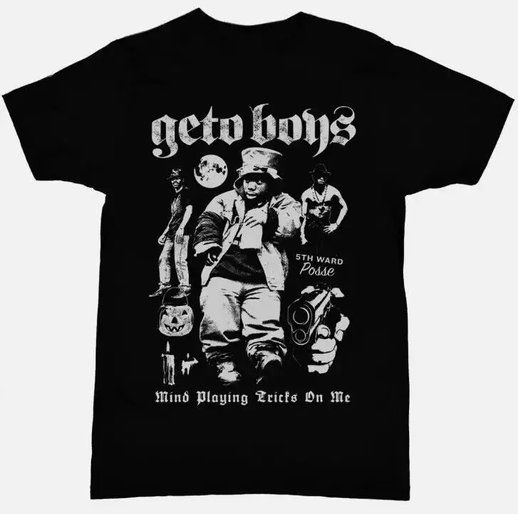 Geto Boys Hip Hop T-shirt Black Short Sleeve All Sizes