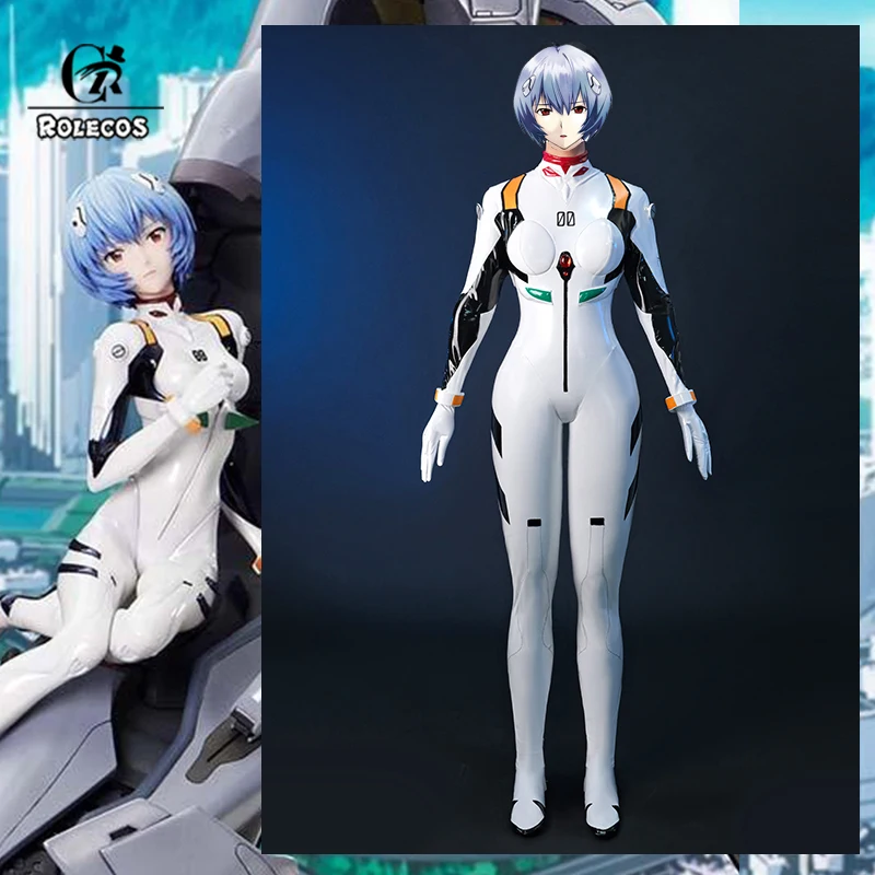 

ROLECOS оригинальный EVA Ayanami Rei косплей костюм Ayanami Rei сексуальный боевой комбинезон наряды на Хэллоуин женский праздничный костюм