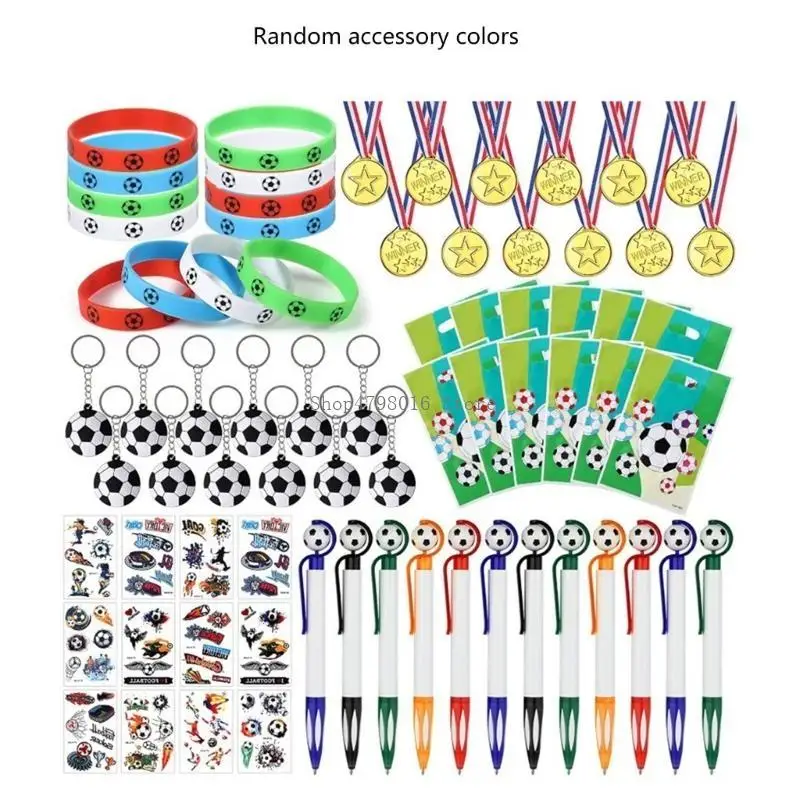  Sports Ambiances Football Party Fillers Bag with Invitations Bags and Whistles