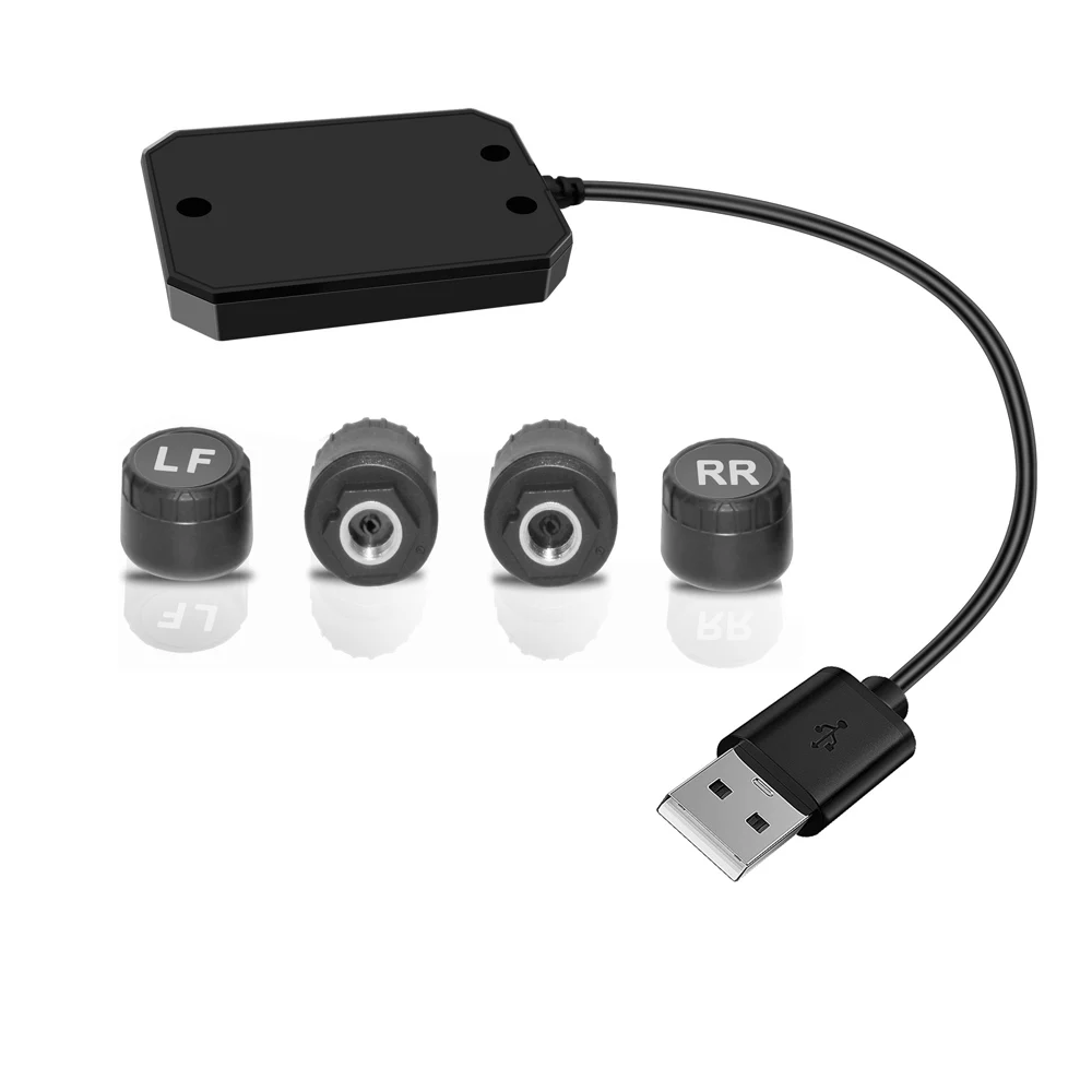 TPMS RV/Car /Truck Radio DVD Player USB Android 4 6 8 10 12 Wheel Tire Pressure Monitoring System with Internal /External Sensor