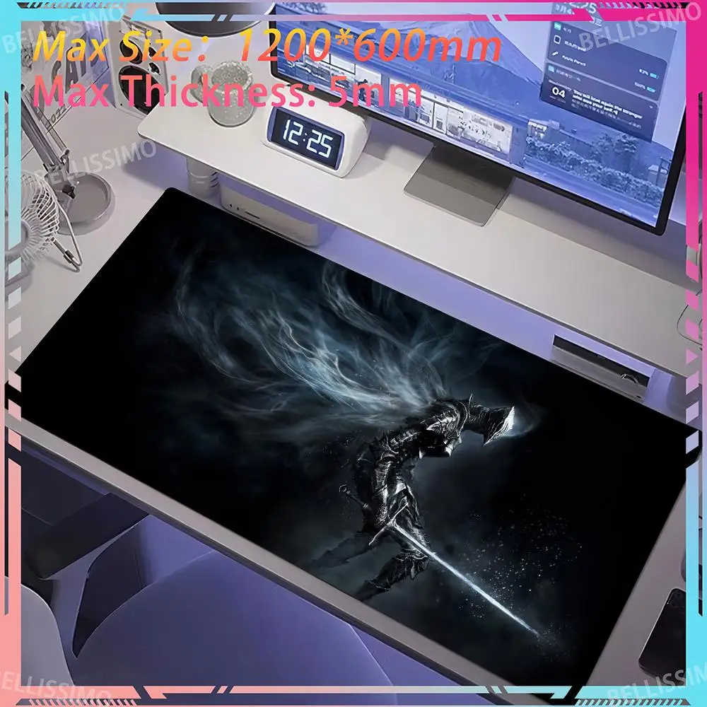 Anime D_Dark S_Souls rubber mousepad game keyboard pad non-slip carpet computer cabinet thickened desk mat desktop XXL mouse pad