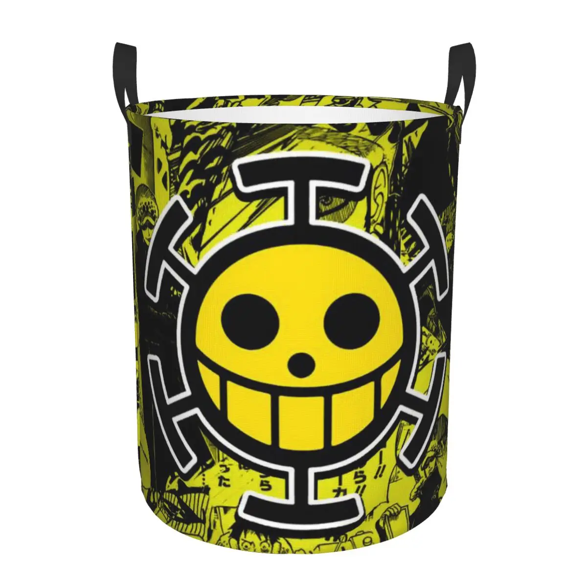 Custom Pirates Skull One Pieces Laundry Basket Collapsible