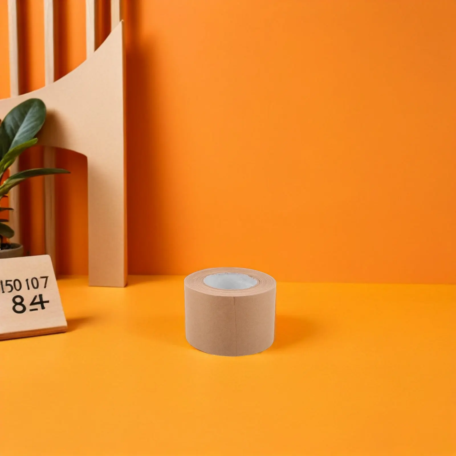 brown-kraft-water-activated-framing-tape-58cm-wide-professional-adhesive-paper-tape-for-packing-sealing-watercolor-and-picture