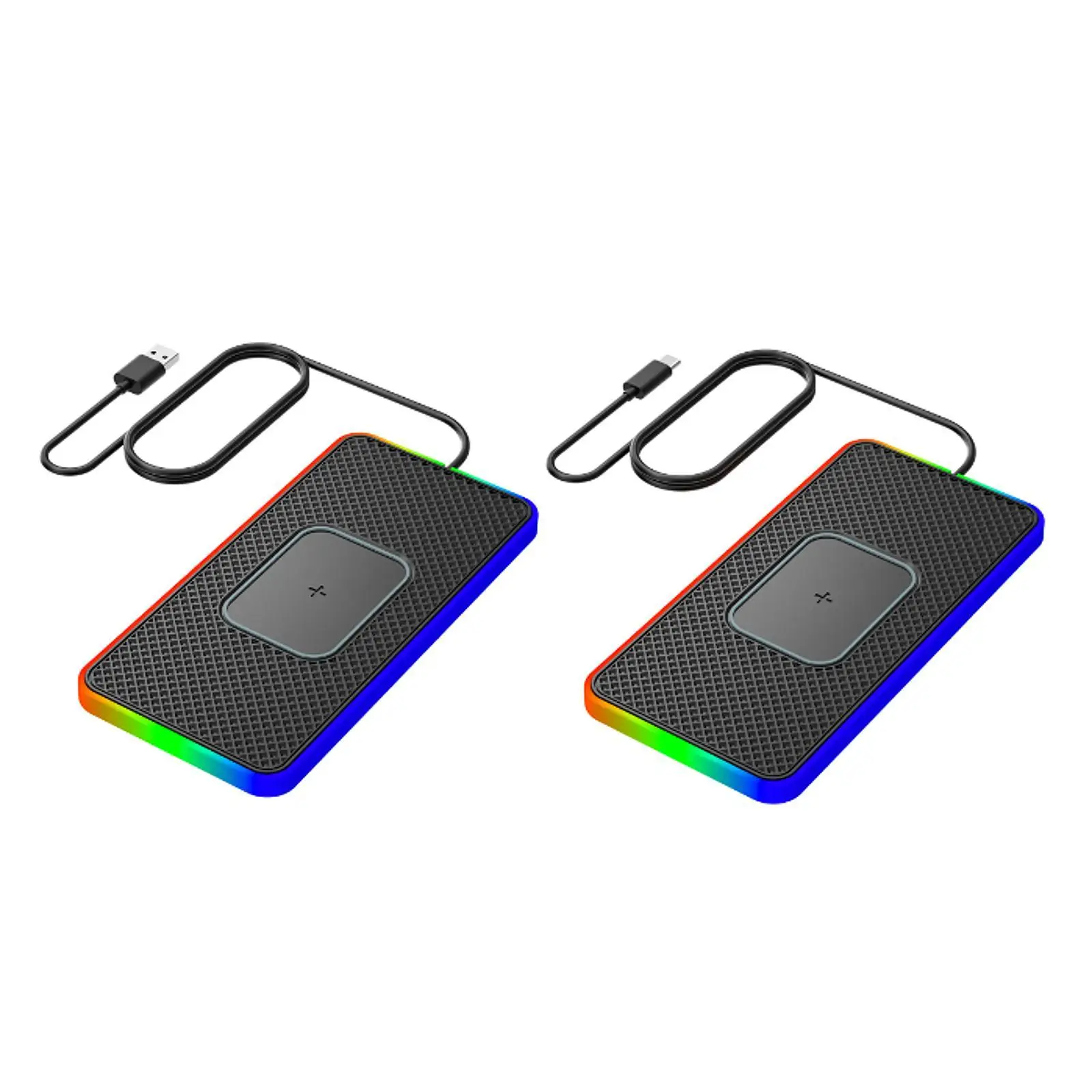 

Автомобильное зарядное устройство, зарядная панель для телефона, беспроводной нескользящий удобный черный мобильный телефон