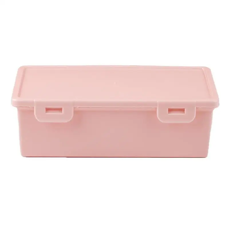 Bright Color Big Volume Plastic Pencil Case Stackable Stationery Container School Office Writing Supply Storage Organizer
