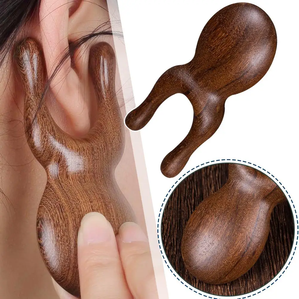 

Wooden Sandalwood Smooth Acupuncture Nose Lifting Tool Point Trigger Shaping Slimming Facial Nose Comb Roller Therapy Massa L9E6