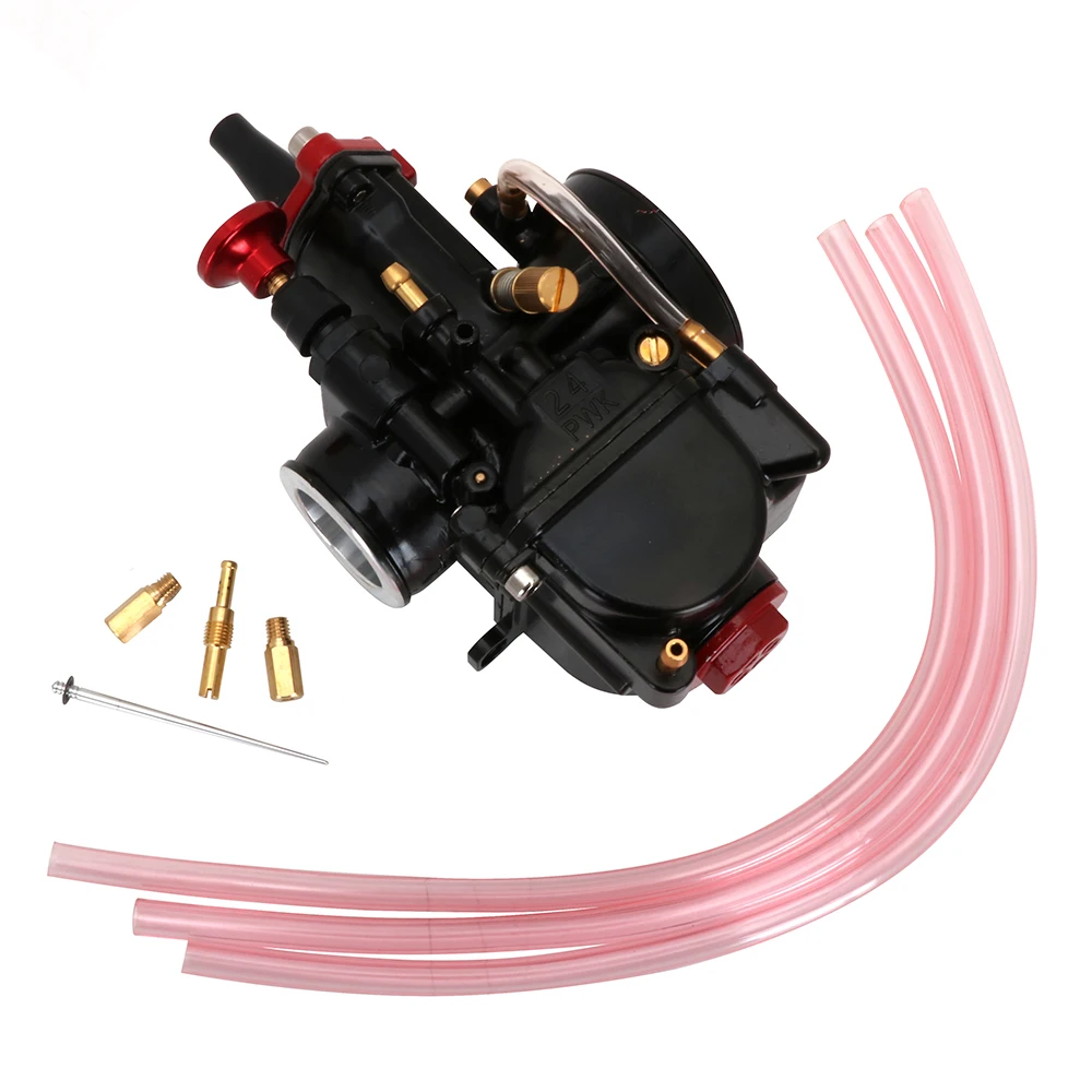 Motorcycle 21 24 26 28 30 32 34mm Universal Black For Mikuni Maikuni PWK Carburetor Scooters ATV With Power Jet Dirt Bike Parts