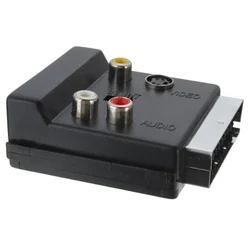 SCART a 3RCA Jack S Video AV TV convertitore con IN/OUT 20 Pin SCART a 3 RCA S-Video Audio Video adattatore cavo connettore spina