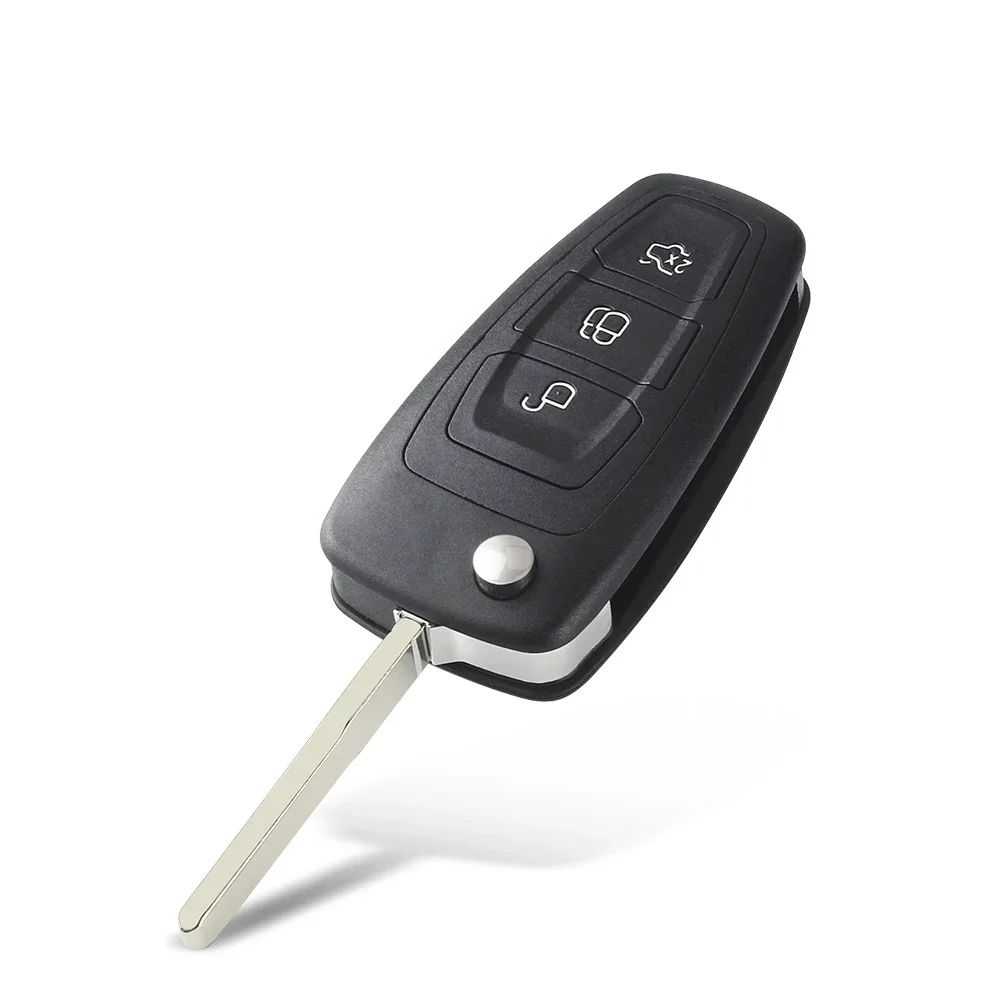 KEYYOU-llave de coche remota con Chip ASK/FSK 4D63 4D60, 433Mhz, para Ford Kuga c-max Focus Fiesta Mondeo Galaxy HU101