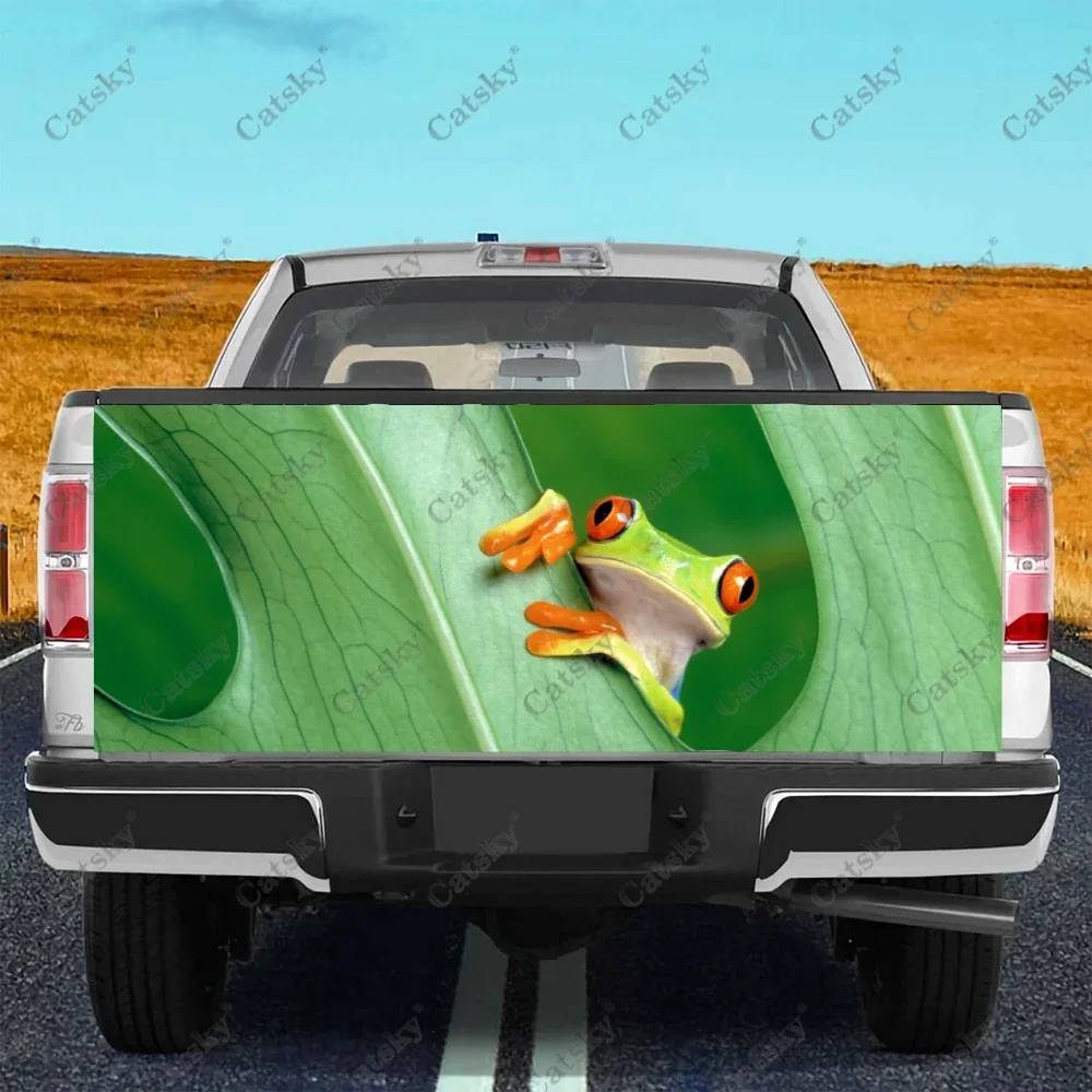 

Animal - Frog Truck Tailgate Sticker Decal Wrap Vinyl High-Definition Print Graphic Suitable for Pickup Trucks Weatherproof
