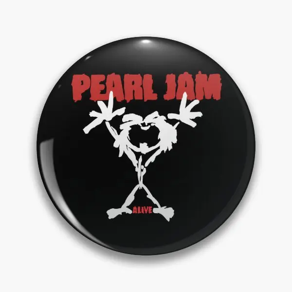 Fgh38 Pearl Jam Band  Soft Button Pin Badge Metal Funny Hat Cartoon Lover Fashion Cute Collar Creative Jewelry Decor Lapel Pin