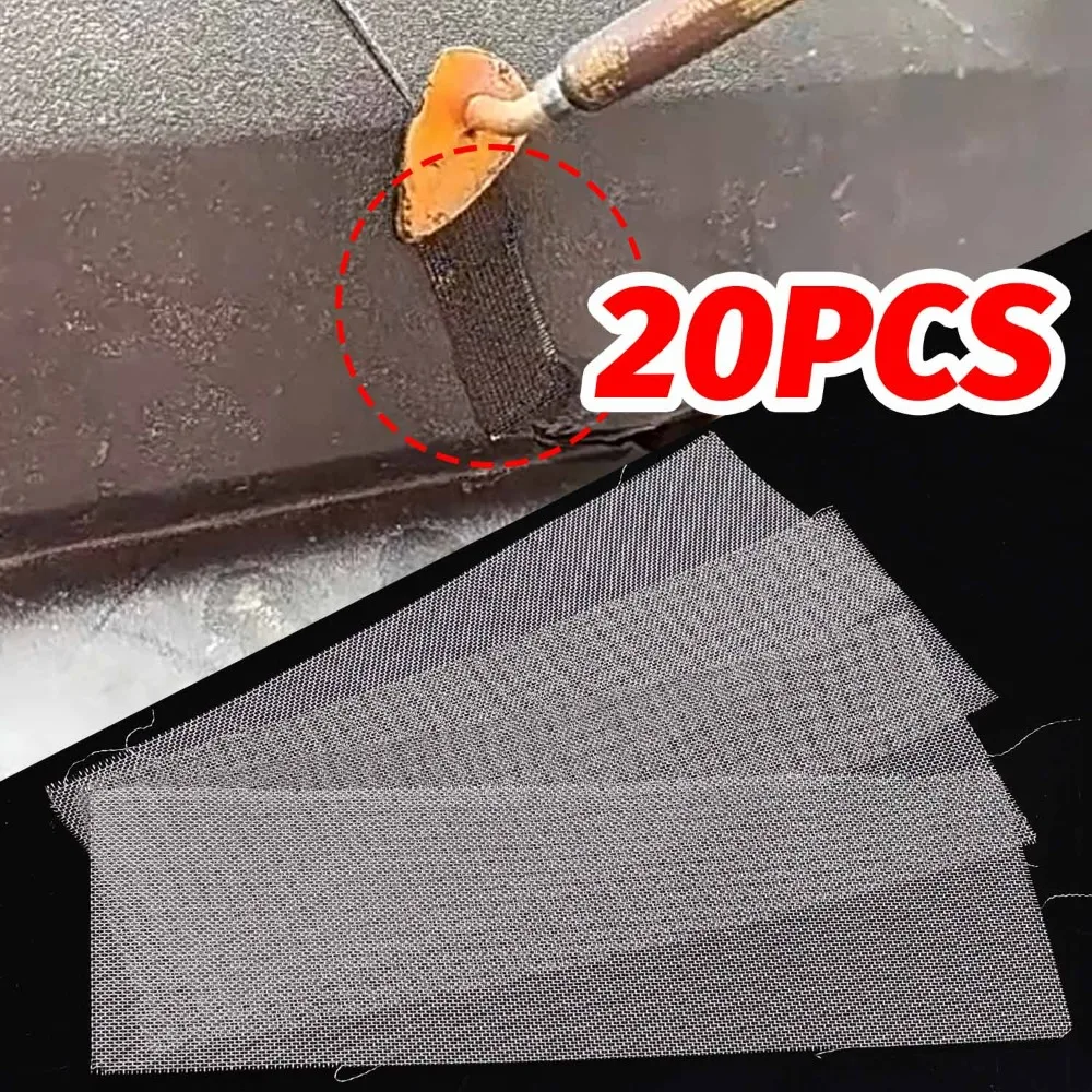 Car Bumper Repair Net Stainless Steel 40 Mesh Plastic Welding Wire Patch Hole Fix Universal Auto Body Kit Radiator Protection