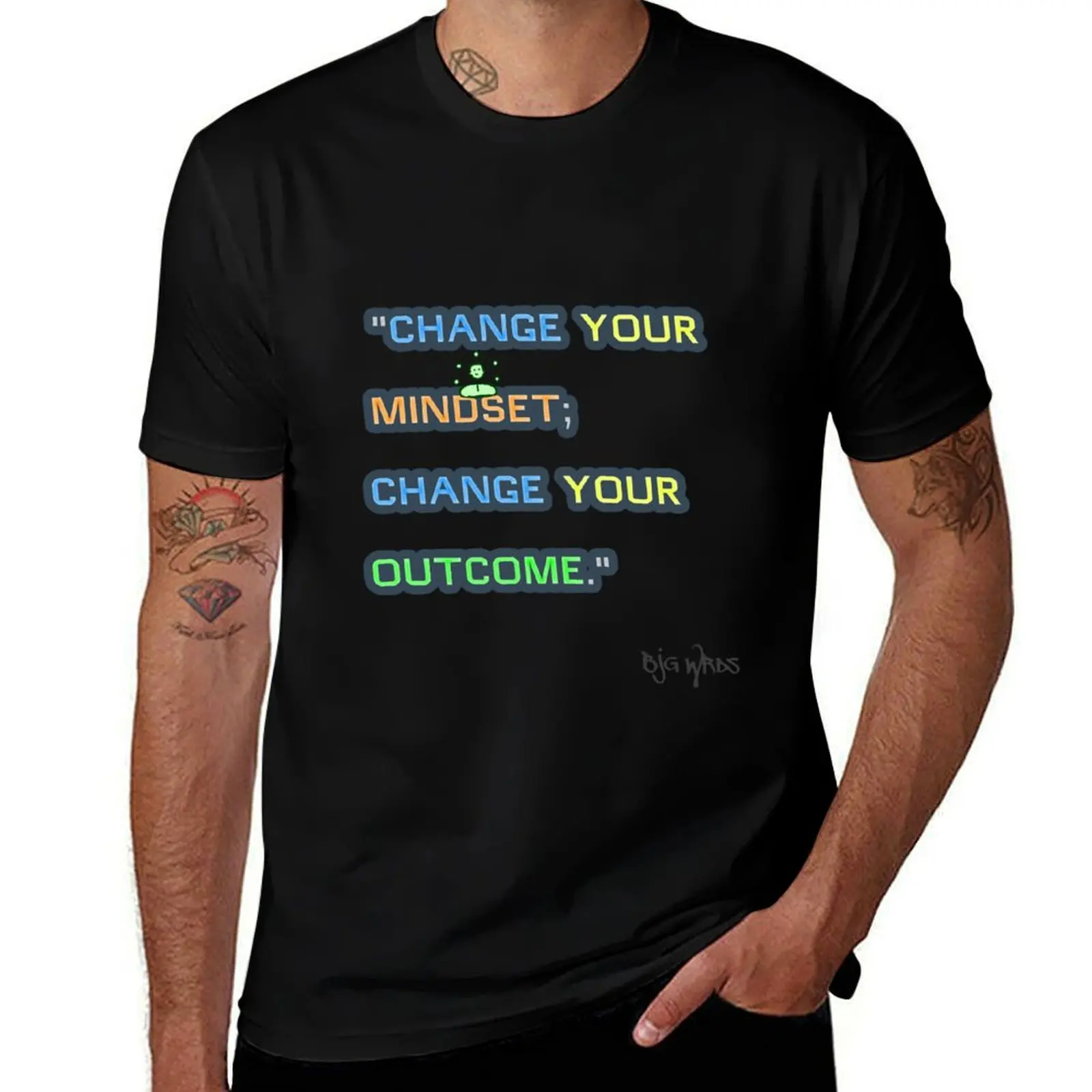 CHANGE... Quote 04/10/2024 T-Shirt graphics summer tops luxury clothes men