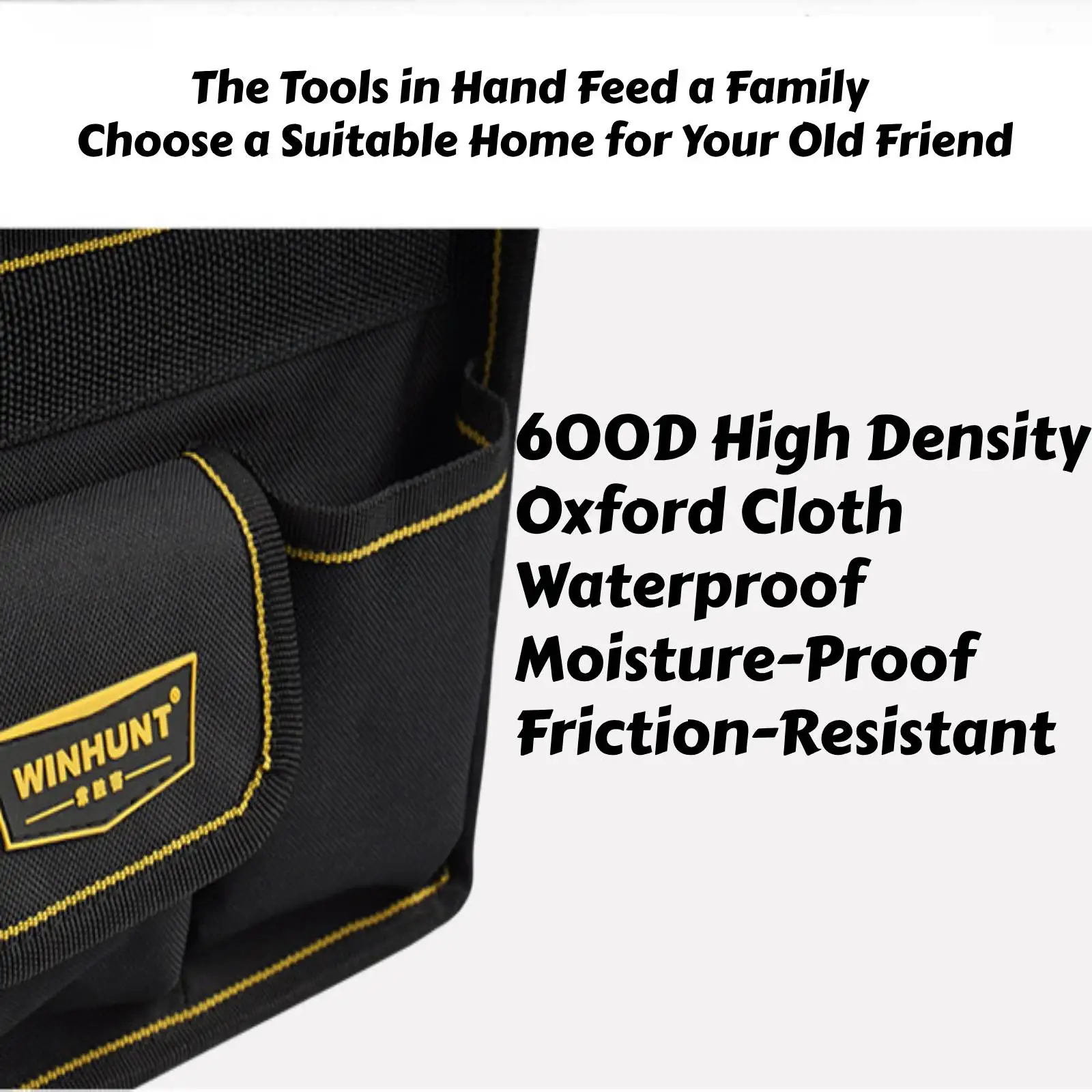 Large Capacity Tools Bag Oxford Cloth Open-Top Thicken Electrician Wookwork Bags Work Bags Waterproof Fasteners Pouch Suitcase