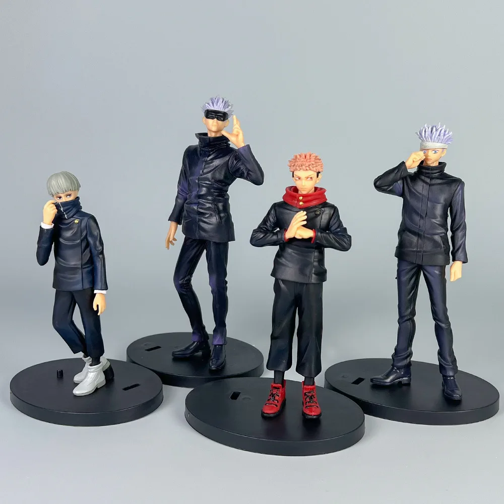 20CM Anime Theatrical Jujutsu Kaisen 0 Satoru Gojo Eyepatch Removal Pose Model Toy Standing Aciton Figure PVC