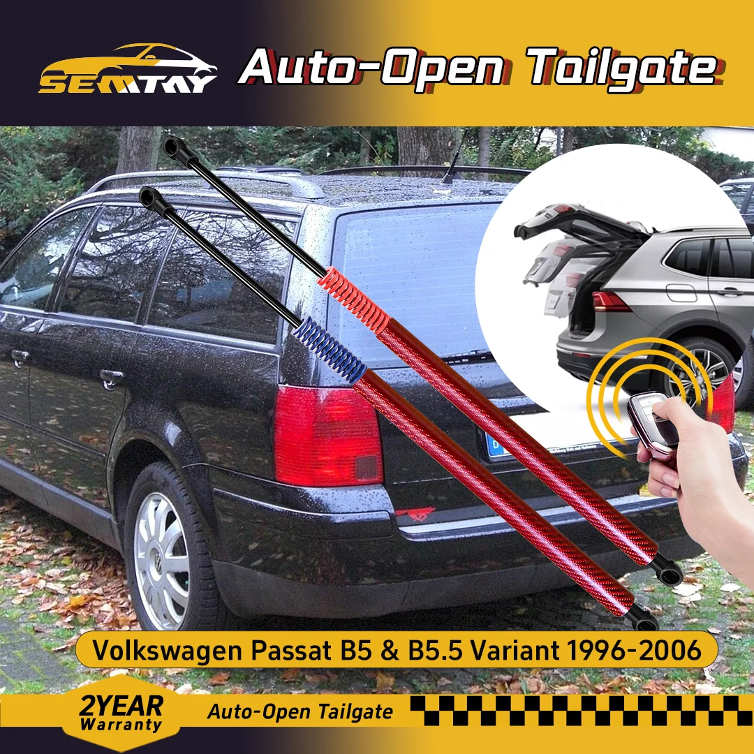 SEMTAY Automatic Lifting Trunk Struts with Spring for Passat B5 & B5.5 Variant 1996-2006 Rear Tailgate Boot Lift Supports