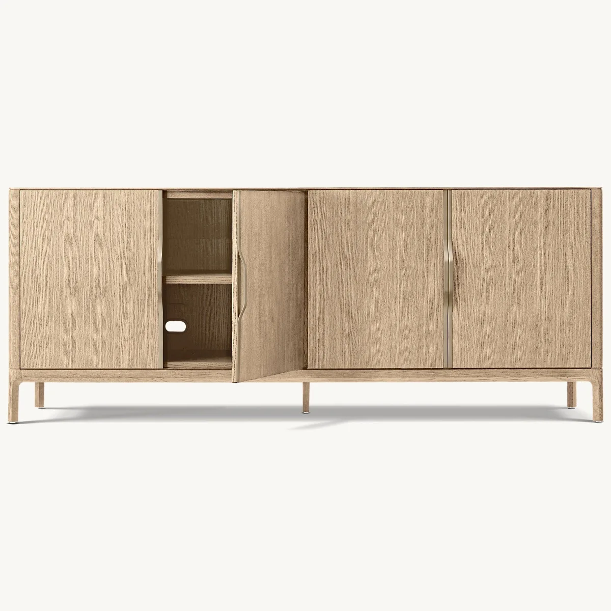 American Solid Wood TV Cabinet Villa Club Supplier Furniture