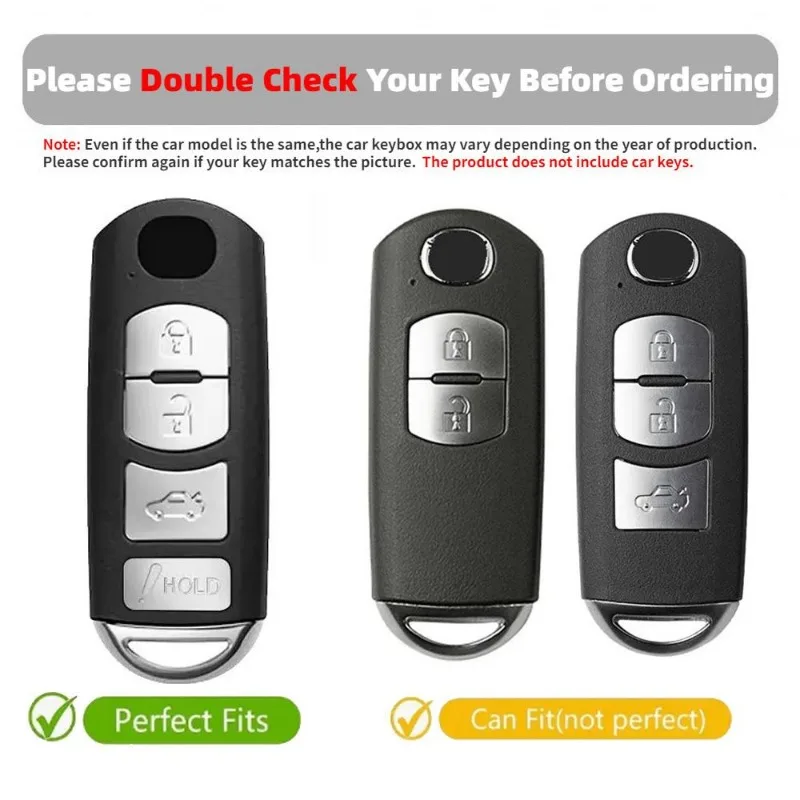 لمازدا 2 3 6 Atenza Axela Demio CX-5 CX5 CX-3 CX7 CX-9 2015 2016 2017 2018 2019 اكسسوارات بولي TPU سيارة مفتاح بعيد غطاء #3